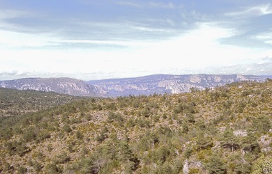 Les corniches du Causse Noir