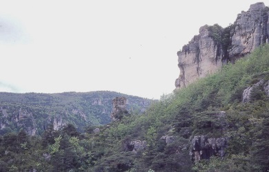 Au dessus de La-Roque-Saint-de-Marguerite