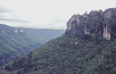 Au dessus de La-Roque-Saint-de-Marguerite