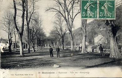 Marvejols - l'Esplanade et la villa des Ranquest