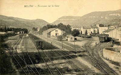 La gare de Millau (Aveyron) en 1937