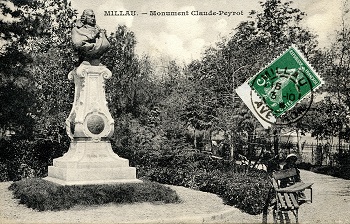 Millau - Buste du poète Claude Peyrot