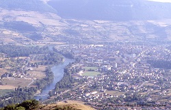 Panorama de Millau vu du Pic d'Andan