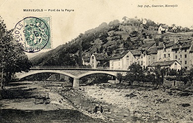 Près de Marvejols, le pont de la Peyre