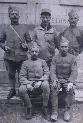 Rémy Mergoux - Groupe d'artilleurs de 4e Régiment d'Artillerie en 1915