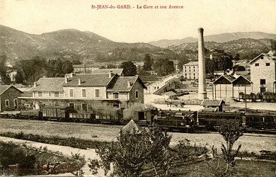 Gare de Saint-Jean-du-Gard en 1914