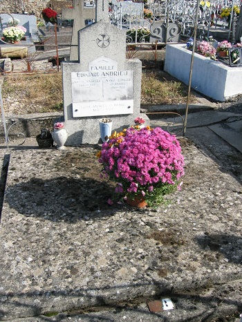 Tombe famille Andrieu cimetière de Creissels