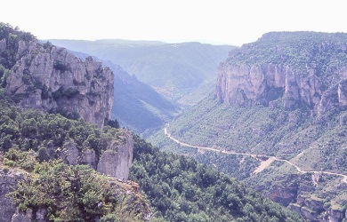 Gorges de la Jonte vues d'Espaliès