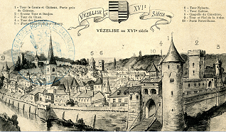 Vue de Vézelise au XVIe siècle